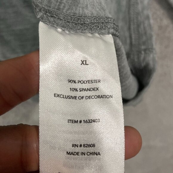 NWOT Rugged Elements Mens XL Gray Long Sleeve Crewneck Shirt Polyester/Spandex - Picture 5 of 7